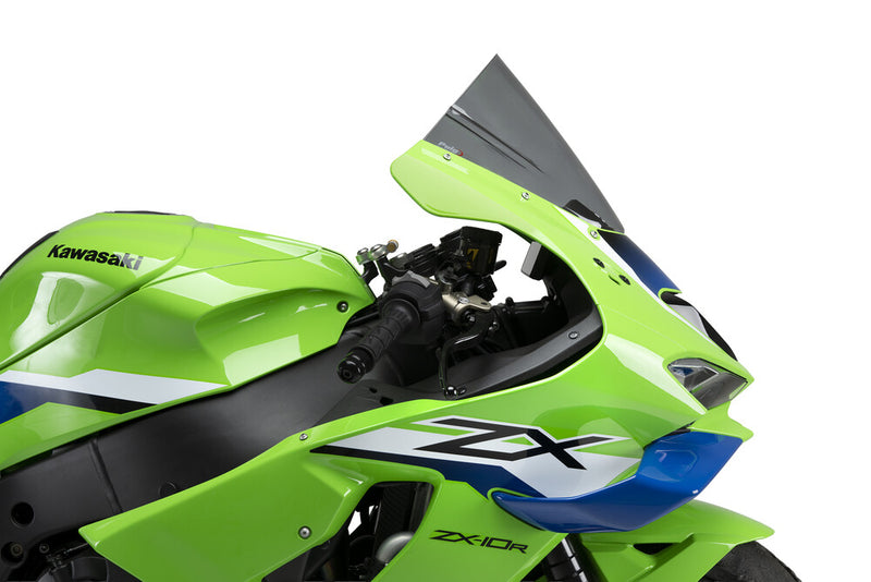 Puig Hi-Tech Parts Windscreen Z-Racing Smoke - 20541H Kawasaki Ninja 2021-2026