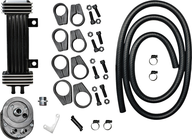 Jagg Deluxe OIL Cooler System - 750-1000 For Harley Motorcycles 1984-2019