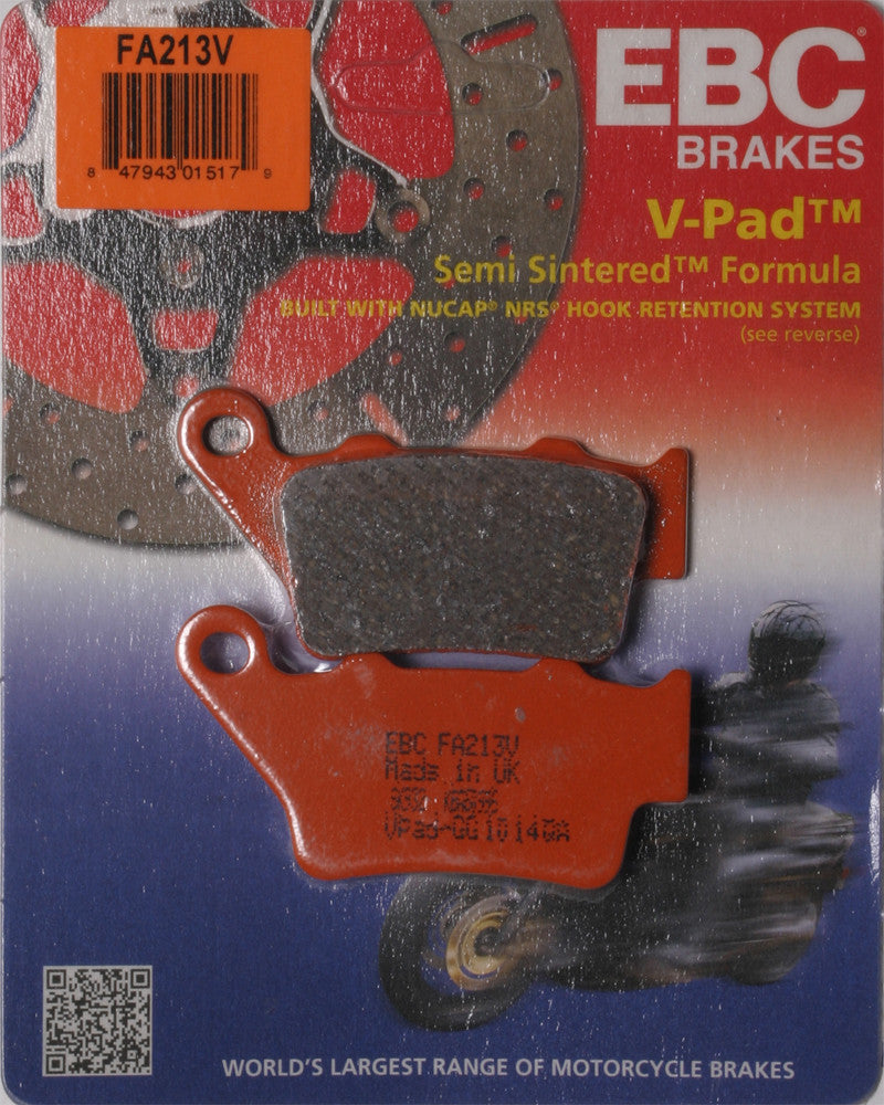 EBC Brake Pads V-Series - FA213V For BMW Motorcycles 1997-2018 | Ducati Motorcycles 2006-2010 | Triumph Daytona / Street 2013-2015