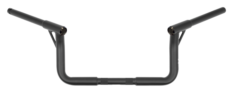Burly Brand Louie-Bagger 8"BAR 1.25" TBW Matte Black - B12-7007TB For Harley Touring 1986-2024