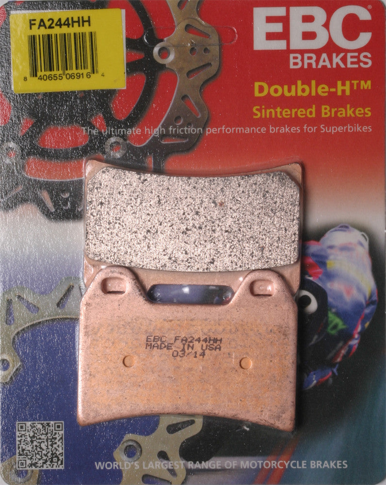 EBC Brake Pads - FA244HH For Ducati Motorcycles 1997-2015 | Moto Guzzi Motorcycles 2007-2015 | Victory Motorcycles 1998-2007