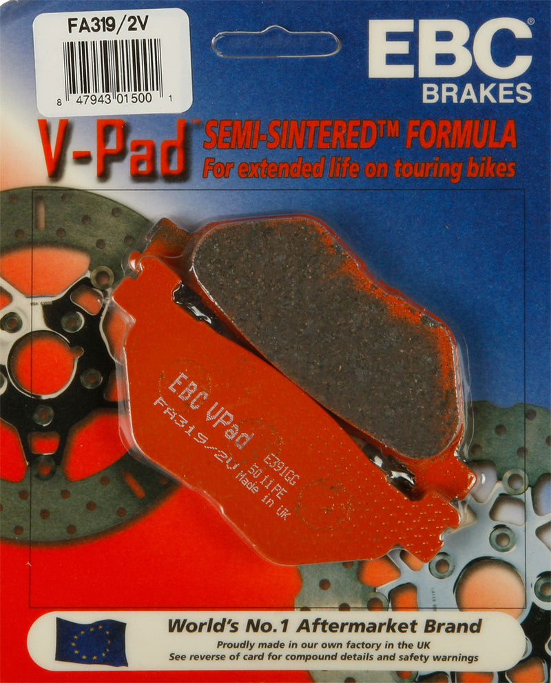 EBC Brake Pads V-Series - FA319/2V Yamaha Motorcycles 2002-2018