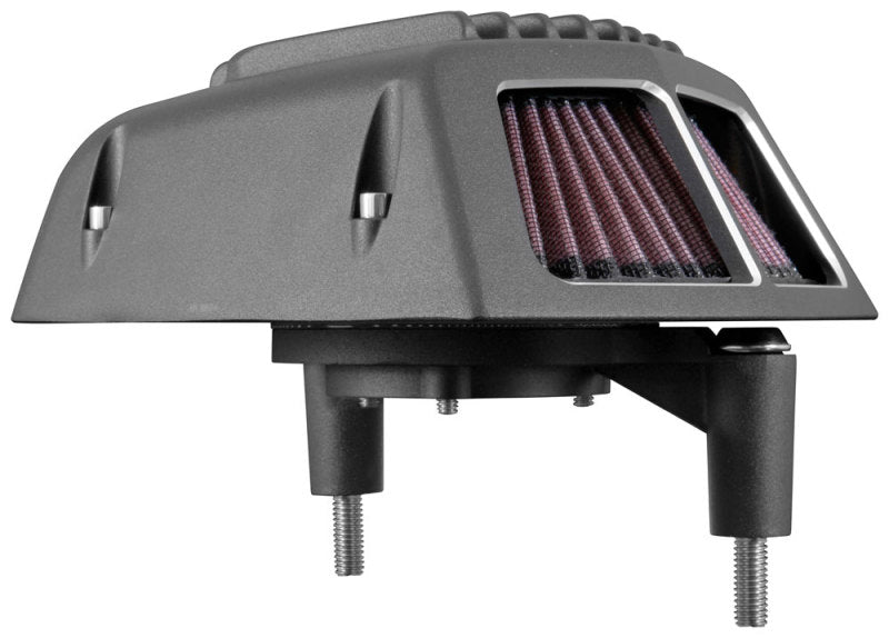 K & N RK-3950 K&N Street Metal Intake System For 01-16 Harley Davidson Softail/dyna - Shaker Black - Photo - Primary