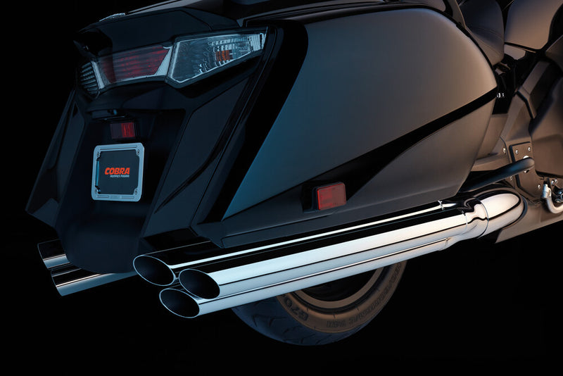 Cobra 82-97084 1217 SIX 2 SIX SLIP ON CHROME HON GL1800/F6B