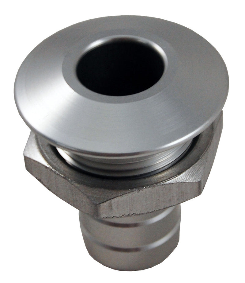 Blowsion 18-2074 04-03-028 BILLET THRU-HULL WATER FITTING BILGE PUMP OUTLET NATURAL