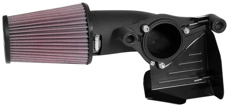 K & N K63-1138 Aircharger Intake System Black - 63-1138 For Harley Motorcycles 2017-2022