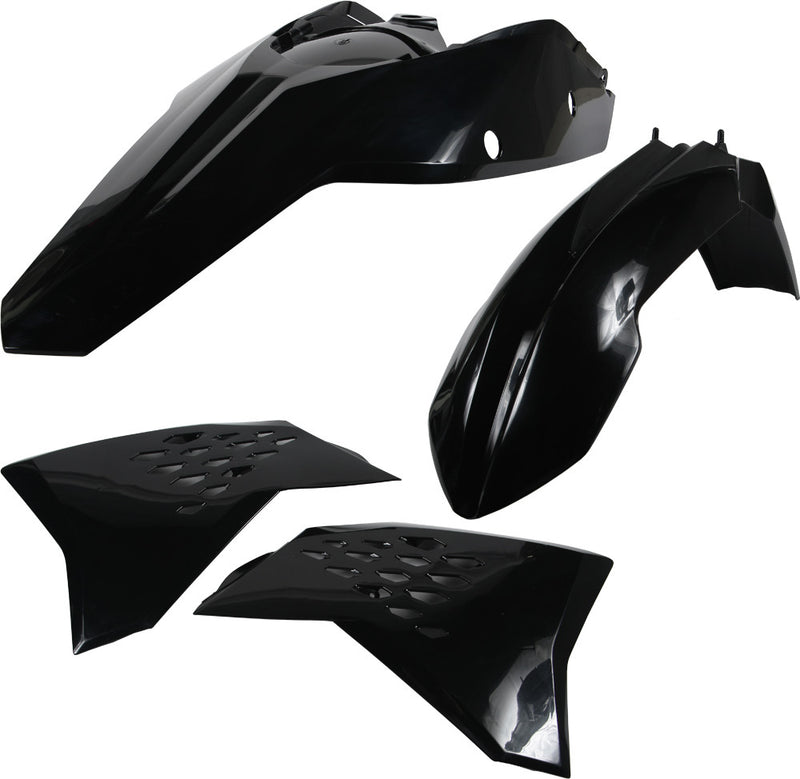 Acerbis Plastic Kit Black - 2113790001 KTM Dirt Bikes 2008-2011