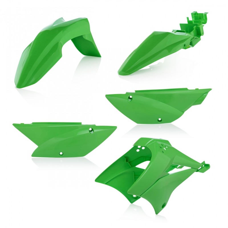 Acerbis 2780500006 10+ Kawasaki KLX110/110L Plastic Kit - Green - Photo - Primary