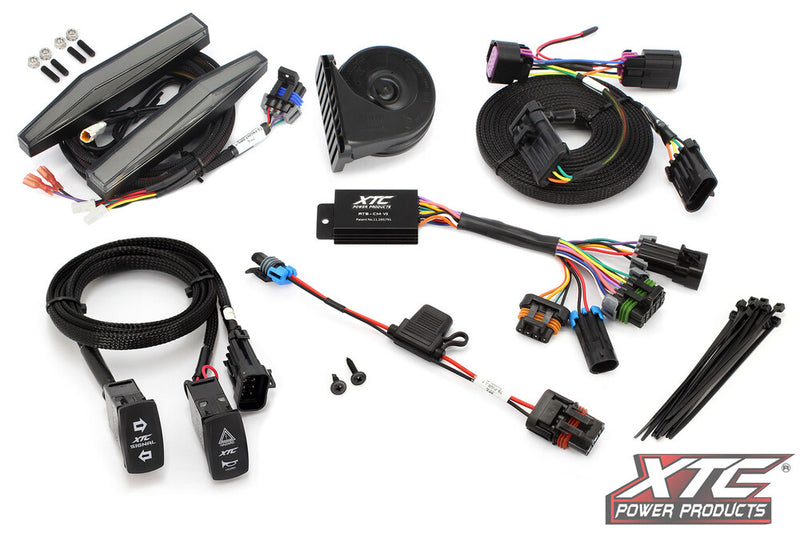 Xtc Power Products Auto Turn Signal Kit W Horn AND Front DRL Lights CAN - ATS-POL-XPED-DRL Polaris ATV/UTV Models 2024-2026