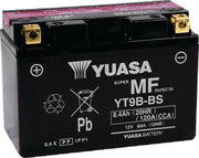 Yuasa Battery YUAM629B4 Yuasa YT9B-BS Maintenance Free 12-Volt AGM Battery W/bottle - Photo - Primary