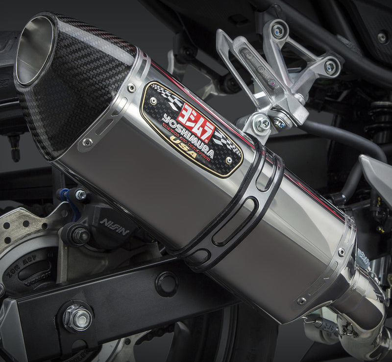 Yoshimura Exhaust Signature R-77 Slip-ON SS-SS-CF - 12551E0520 Honda CB500F / CBR500R 2016-2018