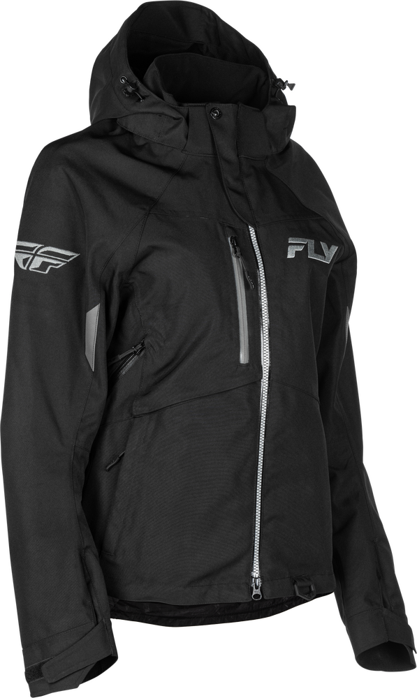 Fly Racing 470-52102X 470-52102X WOMEN'S CARBON JACKET BLACK/GREY 2X
