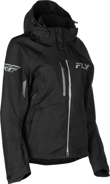 Fly Racing 470-5210S 470-5210S WOMEN'S CARBON JACKET BLACK/GREY SM