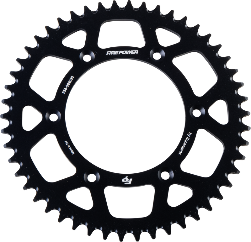 Fire Power 258-099050 FPA-990-50-BLK REAR SPROCKET ALUMINUM 50T BLK