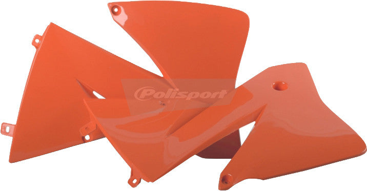 Polisport Radiator Shroud Orange - 8422000003 KTM Dirt Bikes 2001-2002