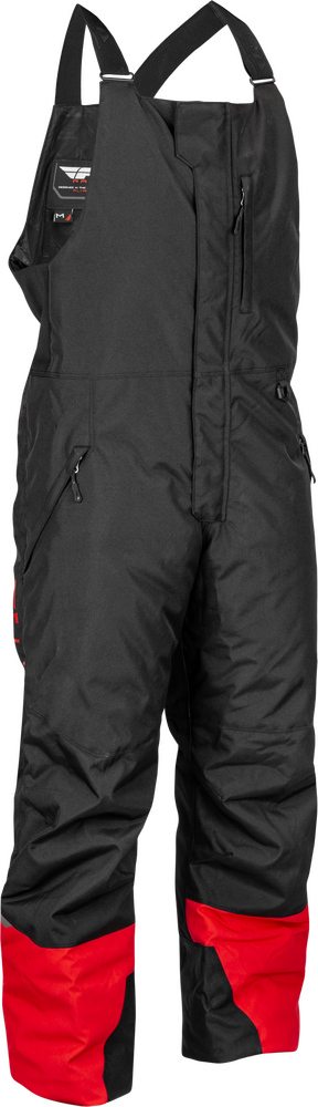 Fly Racing Outpost BIB Black RED MD