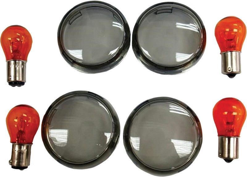 Harddrive 820-51050 161031 SMOKED TURN SIGNAL LENS KIT BULLET