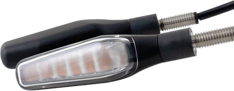Koso North America 27-5967 HE051001 GW-04 LED TURN SIGNALS SEQUENTIAL MATTE BLACK PAIR