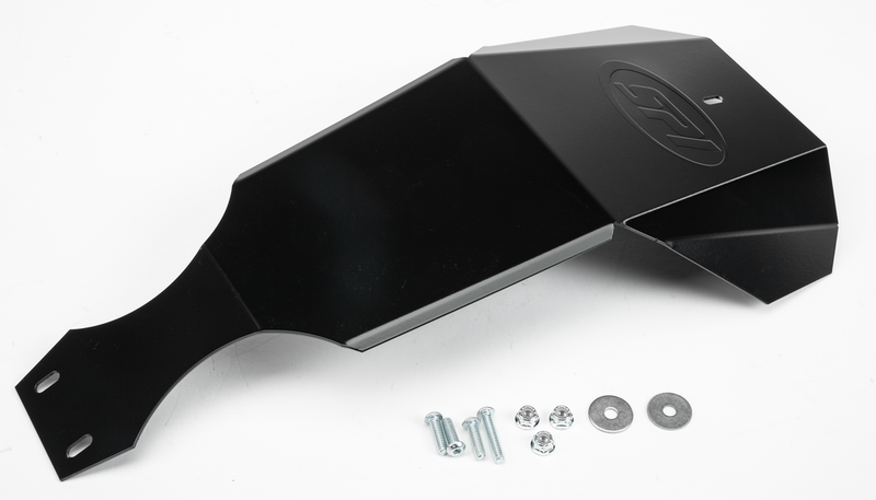 Straightline Performance Skid Plate Black FOR Axys Front Bumper S M - 182-112 Polaris Snowmobiles 2015-2021