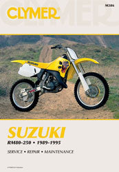 Clymer Repair Manual Suzuki RM80-250 - CM386 Suzuki RM 125 / RM 250 / RM 80 / 250 1989-1995
