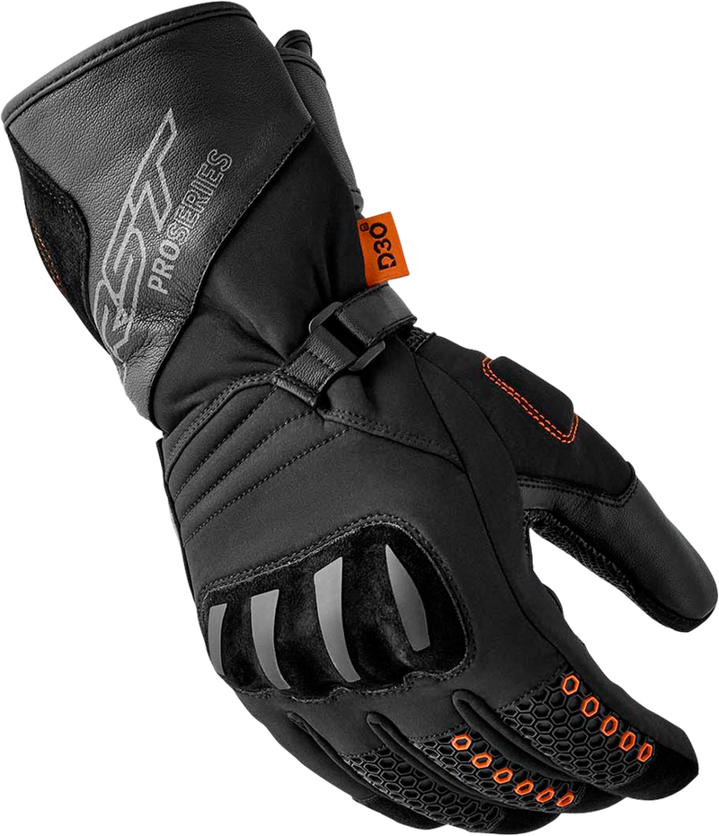 Rst 556-3664009 103664BLK-09 ARTIC D3O WATERPROOF GLOVE BLACK TEXTILE MD
