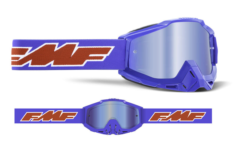 Fmf Vision 78-3503 F-50037-00002 POWERBOMB GOGGLE ROCKET BLUE MIRROR BLUE LENS