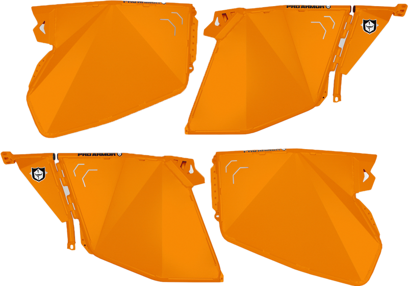 Pro Armor Traditional Half Doors Orange POL - P144D000OR-446 Polaris RZR 2014-2020