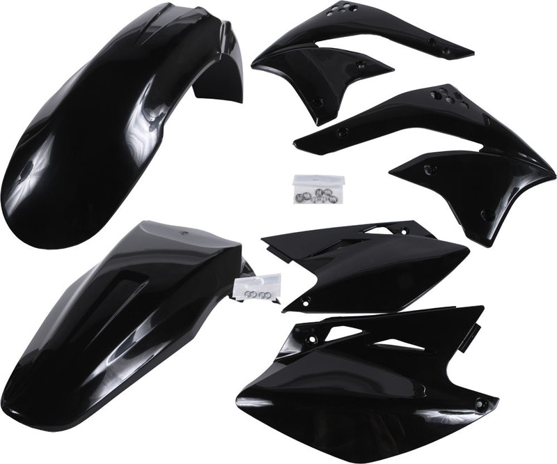 Acerbis Plastic Kit Black - 2041060001 Kawasaki KX 450 2006-2008