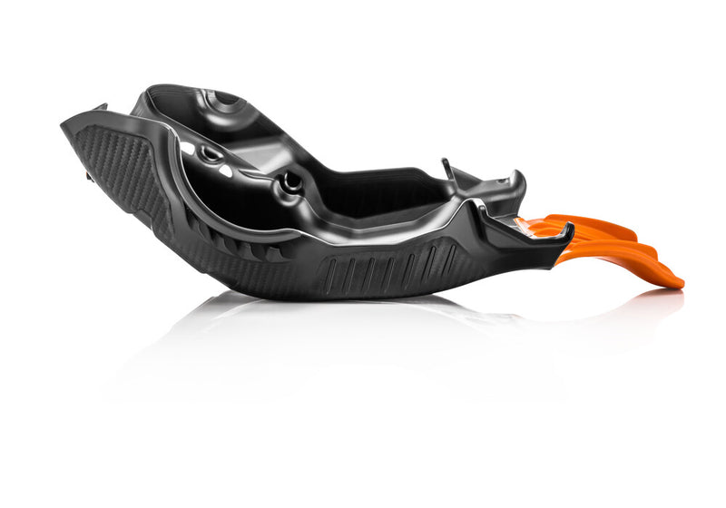 Acerbis Skid Plate Black Orange - 2736375229 KTM SX-F 250 / SX-F 350 2019-2022