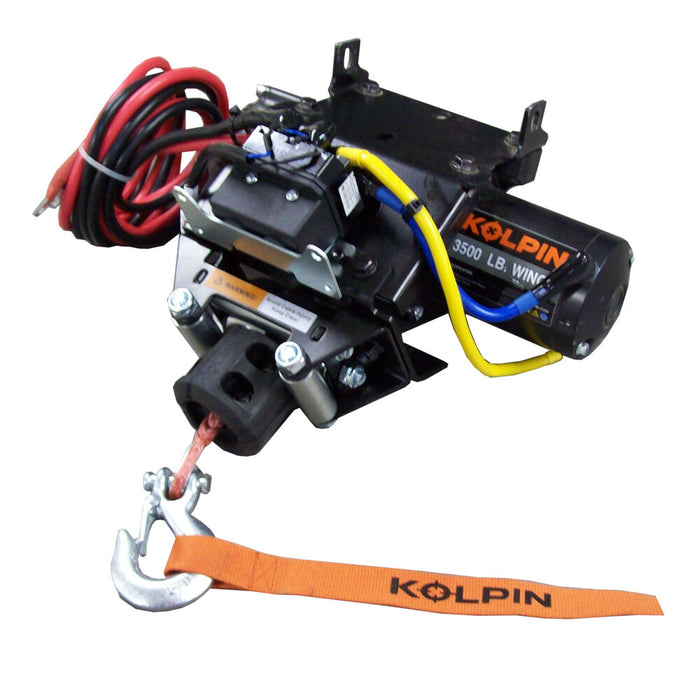 Kolpin 63-630250 26-3025 QUICK MOUNT WINCH 3500 SYNTHETIC POL