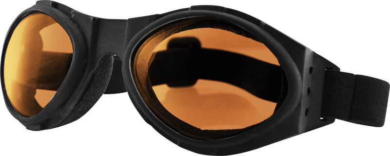 Bobster 26-4741 BA001A BUGEYE SUNGLASSES BLACK W/AMBER LENS