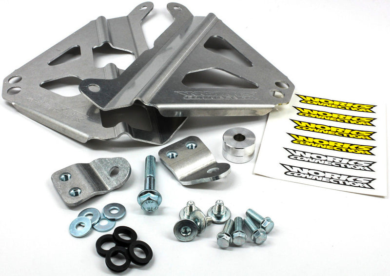 Works Radiator Braces - 18-179 Yamaha YZ 250 / YZ 450 2015-2019