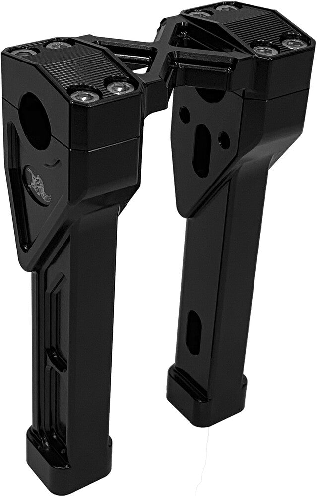 Kens Factory 563-03071 KFR-02 NL 1" X-RISER 8" STRAIGHT BLACK
