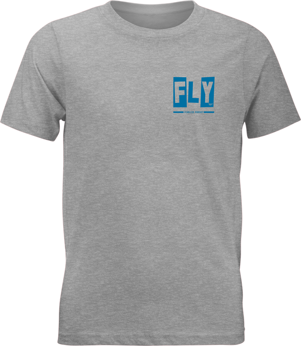 Fly Racing 354-0418YS 354-0418YS YOUTH FLY PUNK TEE GREY YS