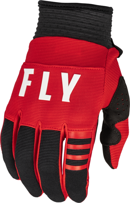 Fly Racing 376-914YS 376-914YS YOUTH F-16 GLOVES RED/BLACK YS