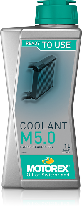 Motorex 580-1355 308275 COOLANT M5.0 READY TO USE 1LT 10/CASE