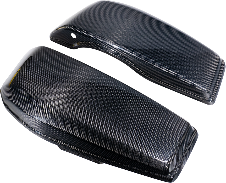 Hofmann Designs 563-04018 HDCF-6033 CARBON FIBER SADDLEBAG LIDS FLH/FLT 23-25 (EX FLHR)