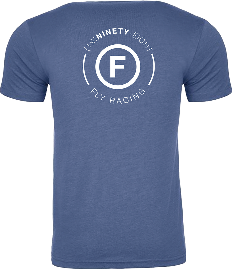 Fly Racing 354-0319L 354-0319L FLY ATOM TEE COOL BLUE HEATHER LG