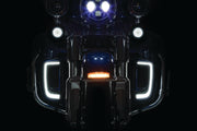 Kuryakyn 2902 Tracer L.e.d. Front Turn Signal Insert, White/amber Light, Smoke Lens 1157 - User 1