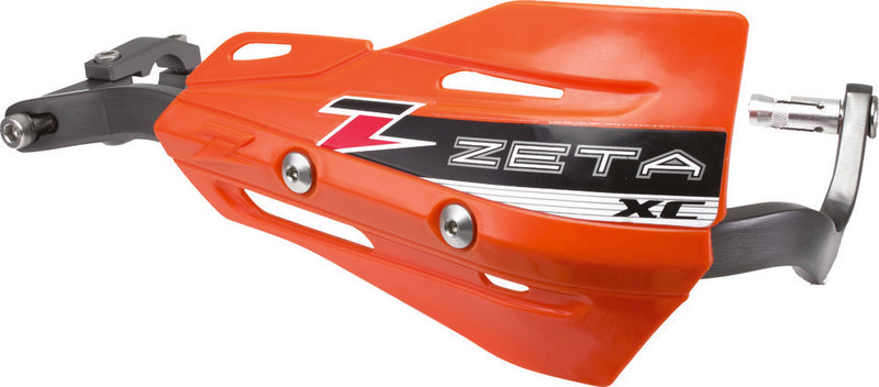 Zeta XC Protector Handguard Shields Orange - ZE72-3109 For Husaberg Dirt Bikes 1989-2014 | Beta Dirt Bikes 2008-2018 | Aprilia 450 / 550 2006-2013