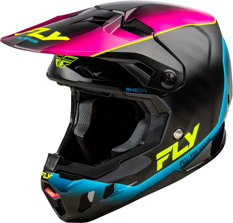Fly Racing M73-4350XS FORMULA CC UNDERGLOW HELMET BLACK/PINK/BLUE XS
