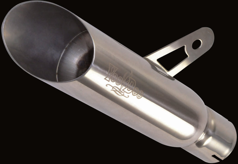 Voodoo 12-8160P VER1L5P SHORTY EXHAUST SINGLE MUFFLER POLISHED