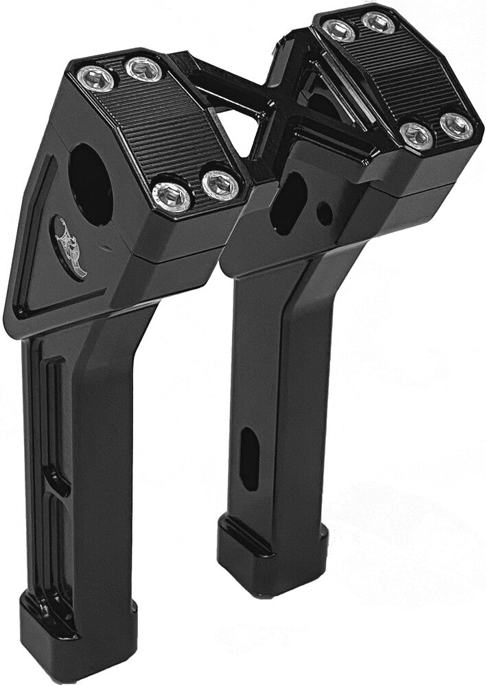 Kens Factory 563-03070 KFR-01 NL 1" X-RISER 8" PULLBACK BLACK