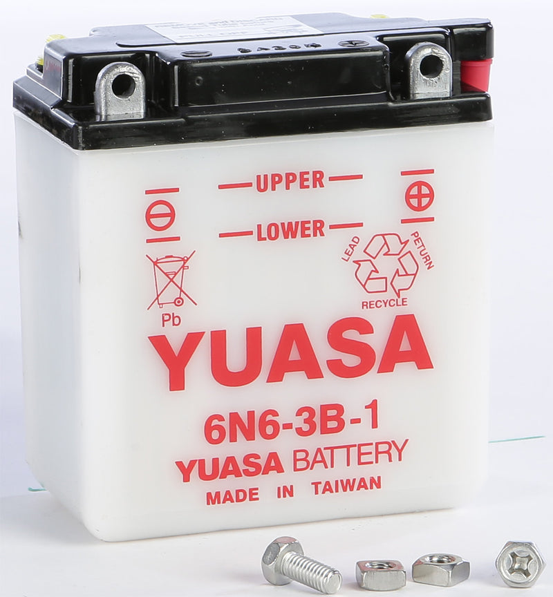 Yuasa Battery 6N6-3B-1 Conventional - YUAM2663B Honda CB125S 1981-1983