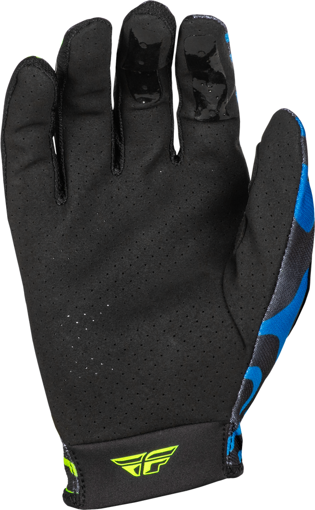 Fly Racing 378-740S 378-740S LITE ZEN GLOVES BLACK/BLUE/HI-VIS SM
