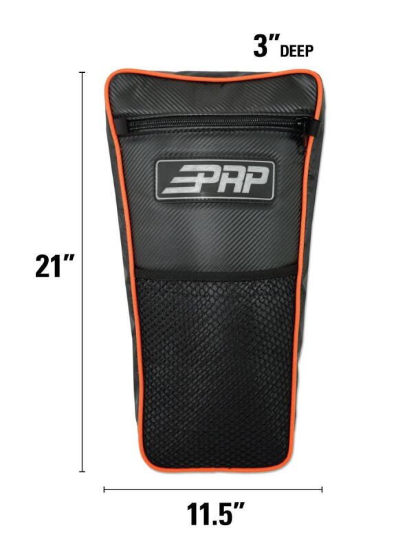 PRP Seats E34-210 PRP Polaris RZR Center Bag - Black - Photo - Close Up
