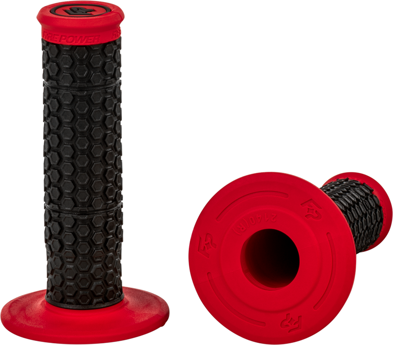 Fire Power 24-0122 24-0122 PILOT MX STANDARD GRIPS RED