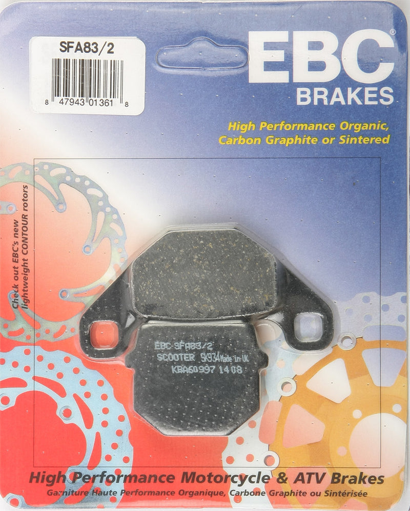 Ebc 153-83/2 SFA83/2 BRAKE PADS SFA83/2 ORGANIC