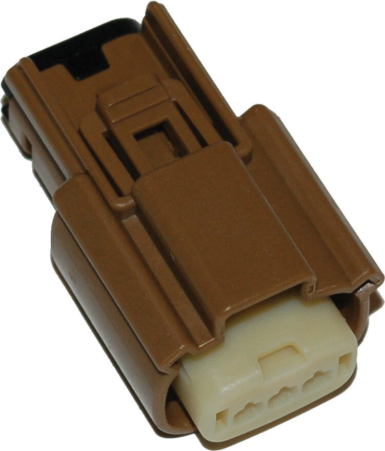 Namz Custom Cycle 850-08306 NM-33471-0303 3-PIN FEMALE CONNECTOR BROWN HD 72542-07BN 07-UP