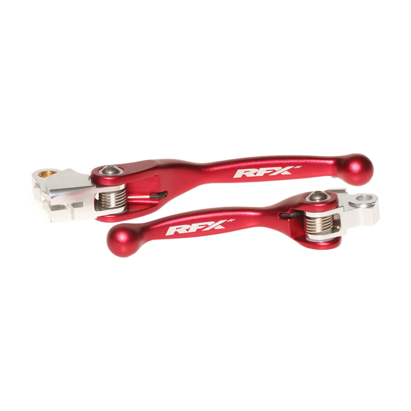 RFX Flexible Lever SET RED - FXFL 40100 55RD Yamaha YZ 250 / YZ 450 / YZ 125 2009-2025